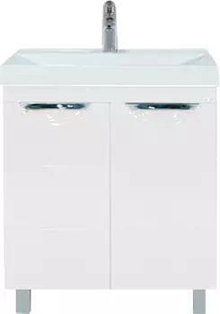 Тумба для комплекта Misty Петра 65 белая эмаль