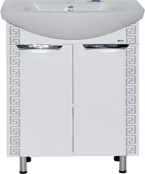 Тумба для комплекта Misty Престиж 70 серебряная патина