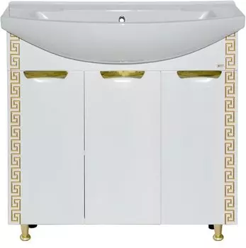 Тумба для комплекта Misty Престиж 80 золотая патина