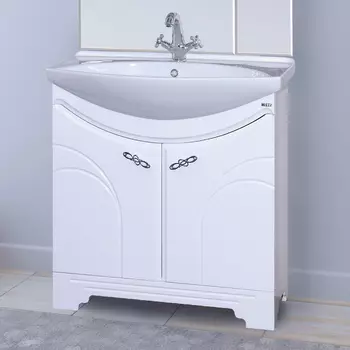 Тумба для комплекта Misty Сицилия 85 белая эмаль