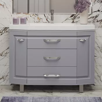 Тумба под раковину Misty Терра 110 серая