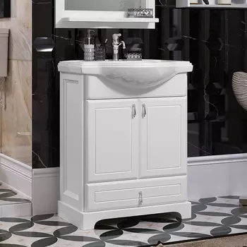 Тумба для комплекта Opadiris Клио 65 напольная, белая