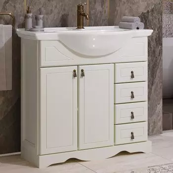 Тумба для комплекта Opadiris Клио 70 напольная, слоновая кость