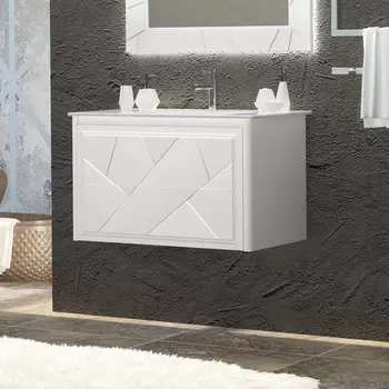 Тумба для комплекта Opadiris Луиджи 70 подвесная, белая