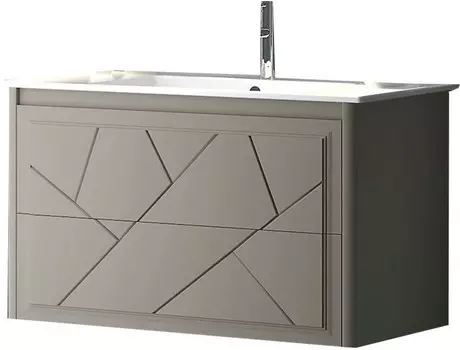 Тумба для комплекта Opadiris Луиджи 70 подвесная, серая