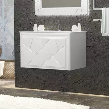 Тумба для комплекта Opadiris Луиджи 90 подвесная, белая