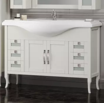 Тумба для комплекта Opadiris Мираж 120 слоновая кость