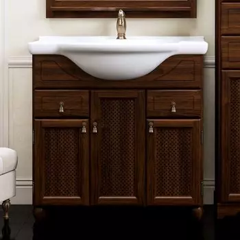 Тумба для комплекта Opadiris Тибет 80 с декоративной решеткой, нагал