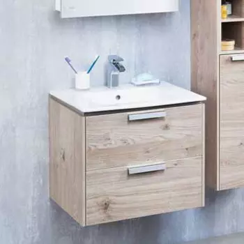 Тумба для комплекта Roca Lago 60 светлый дуб