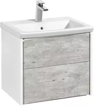 Тумба для комплекта Roca Ronda 60 белая, бетон