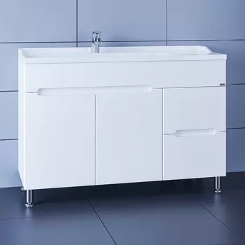 Тумба под раковину напольная Санта Лондон 120 белый