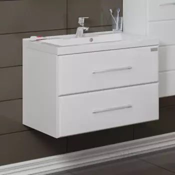 Тумба под раковину подвесная Санта Омега 70 белый