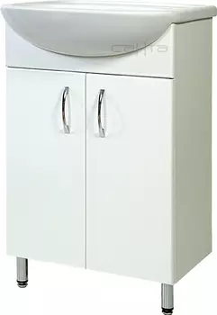 Тумба под раковину Санта Сити 60 белый