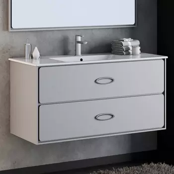 Тумба для комплекта Smile Монтэ 90 светло-серая