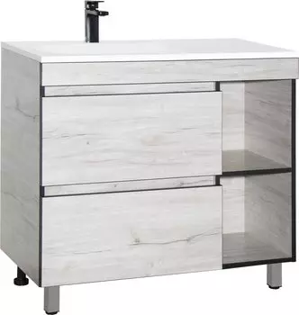 Тумба под раковину Style Line Берлин 90 светлое дерево, соната