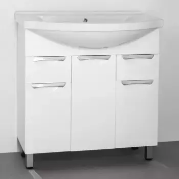 Тумба для комплекта Style Line Жасмин 80 белая