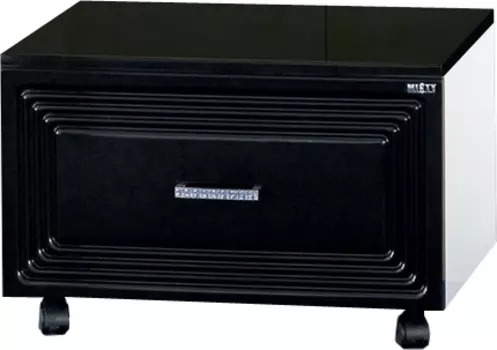 Тумба Misty Европа 50 подкатная черная эмаль