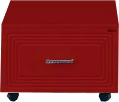 Тумба Misty Европа 50 подкатная красная эмаль