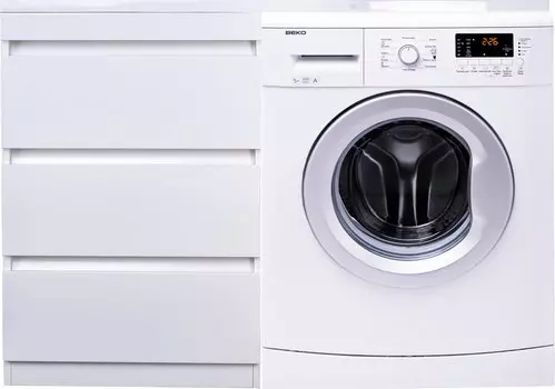 Тумба под стиральную машину Style Line Даллас 120 белая