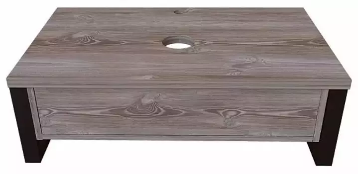 Тумба под раковину 1MarKa Grunge Loft 100 серое дерево