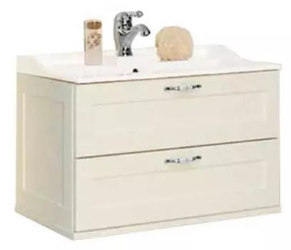 Тумба под раковину подвесная Aquaton Леон 65 белый