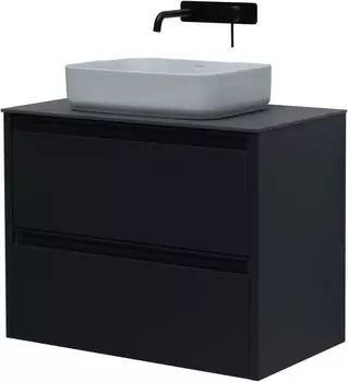 Тумба под раковину Allen Brau Fantasy 80 черный матовый