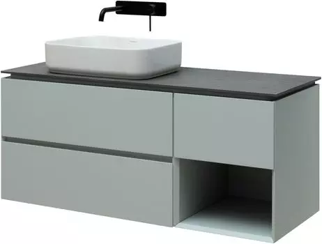 Тумба под раковину Allen Brau Infinity 120 L светло - зеленый матовый