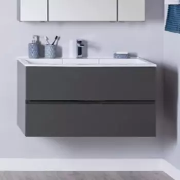 Тумба для комплекта Aquanet Алвита 100 серый антрацит