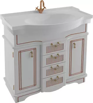 Тумба под раковину Aquanet Луис 100 белая