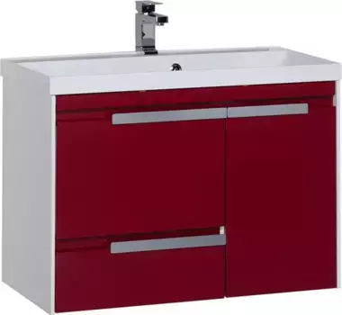 Тумба под раковину Aquanet Тиволи 90 бордо