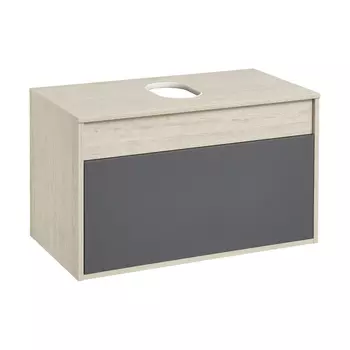 Тумба под раковину Aquaton Лофт Урбан 80 светлое дерево-серый