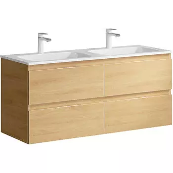 Тумба под раковину Aqwella Accent 120 светлое дерево