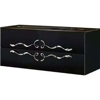 Тумба под раковину Aqwella Due Amanti 120х51 черная