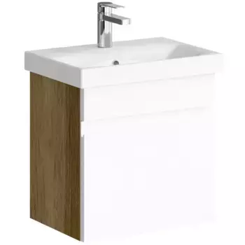 Тумба под раковину без столешницы Aqwella Smart 50 дуб балтийский