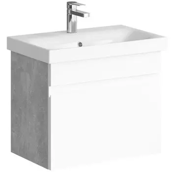 Тумба под раковину без столешницы Aqwella Smart 60 бетон светлый