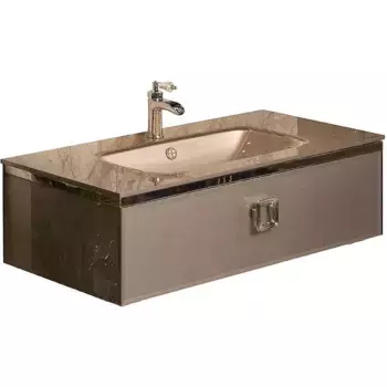 Тумба под раковину Armadi Art Lucido 100 бежевый