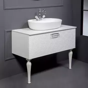 Тумба под раковину Armadi Art Vallessi Avangarde Linea 100 белая