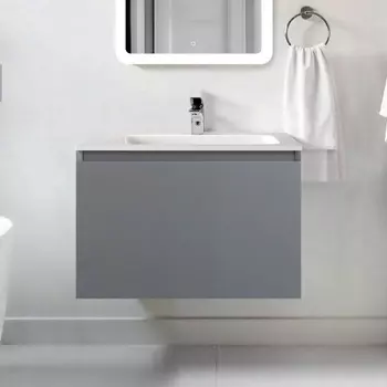 Тумба под раковину Art&Max Latina 60 подвесная, серая