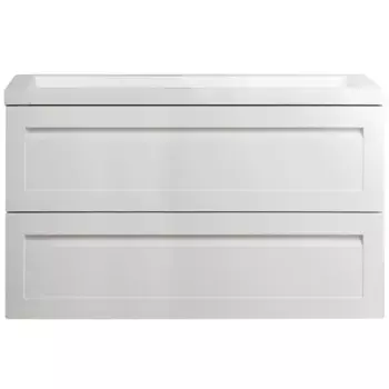 Тумба под раковину Art&Max Platino 100, подвесная, белый матовый