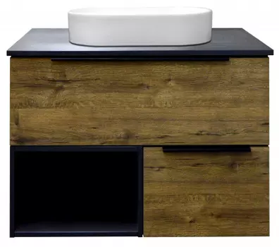 Тумба под раковину Azario Gris 75 дуб веллингтон (CS00080429)