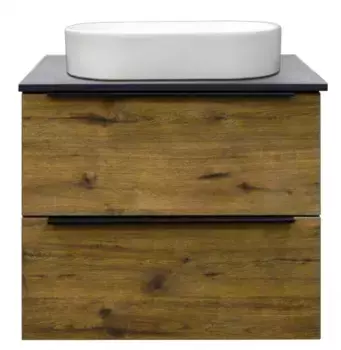 Тумба под раковину Azario Gris 90 дуб Веллингтон (CS00080430)