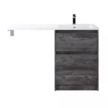 Тумба под раковину Belbagno Kraft 120 темное дерево