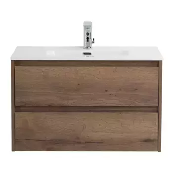 Тумба под раковину Belbagno Kraft 39 80 темное дерево