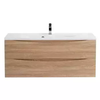 Тумба под раковину Belbagno Marino 120 светлое дерево rovere bianco