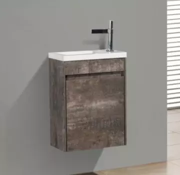 Тумба под раковину BelBagno Pietra mini 46 L темное дерево