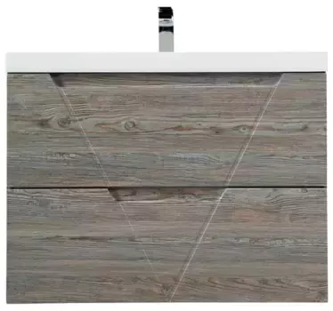 Тумба под раковину BelBagno Vittoria 70 серый - коричневый