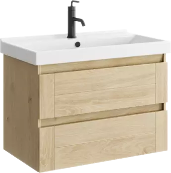 Тумба под раковину без столешницы Aqwella Astrid 80 дуб давос