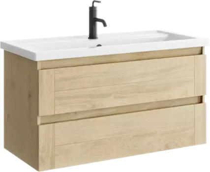 Тумба под раковину без столешницы Aqwella Astrid 100 дуб давос