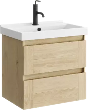 Тумба под раковину без столешницы Aqwella Astrid 60 дуб давос