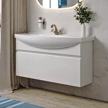 Тумба под раковину без столешницы Aqwella Rodos 105 белая
